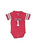 College Kids 100% Cotton Red Pink Short Sleeve Onesie 9-12 MO / 12 MO - photo 1