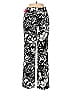 St. John Sport Floral Black Casual Pants Size 2 - photo 1