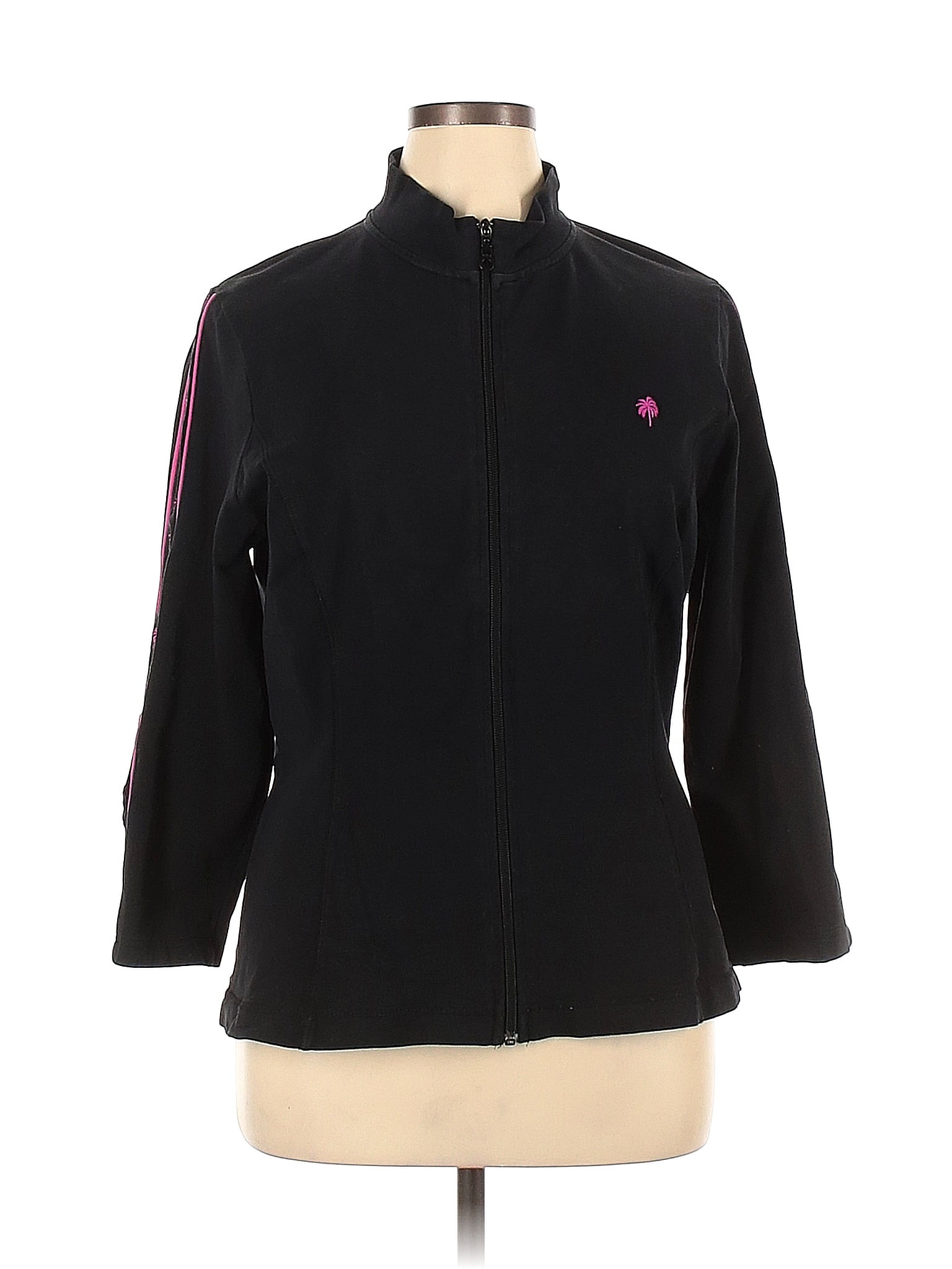 Lilly Pulitzer Black Track Jacket Size XL - 68% off | thredUP