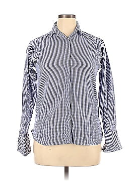 Thomas Pink Checkered-gingham Pink Long Sleeve Button-Down Shirt Size 6 -  75% off