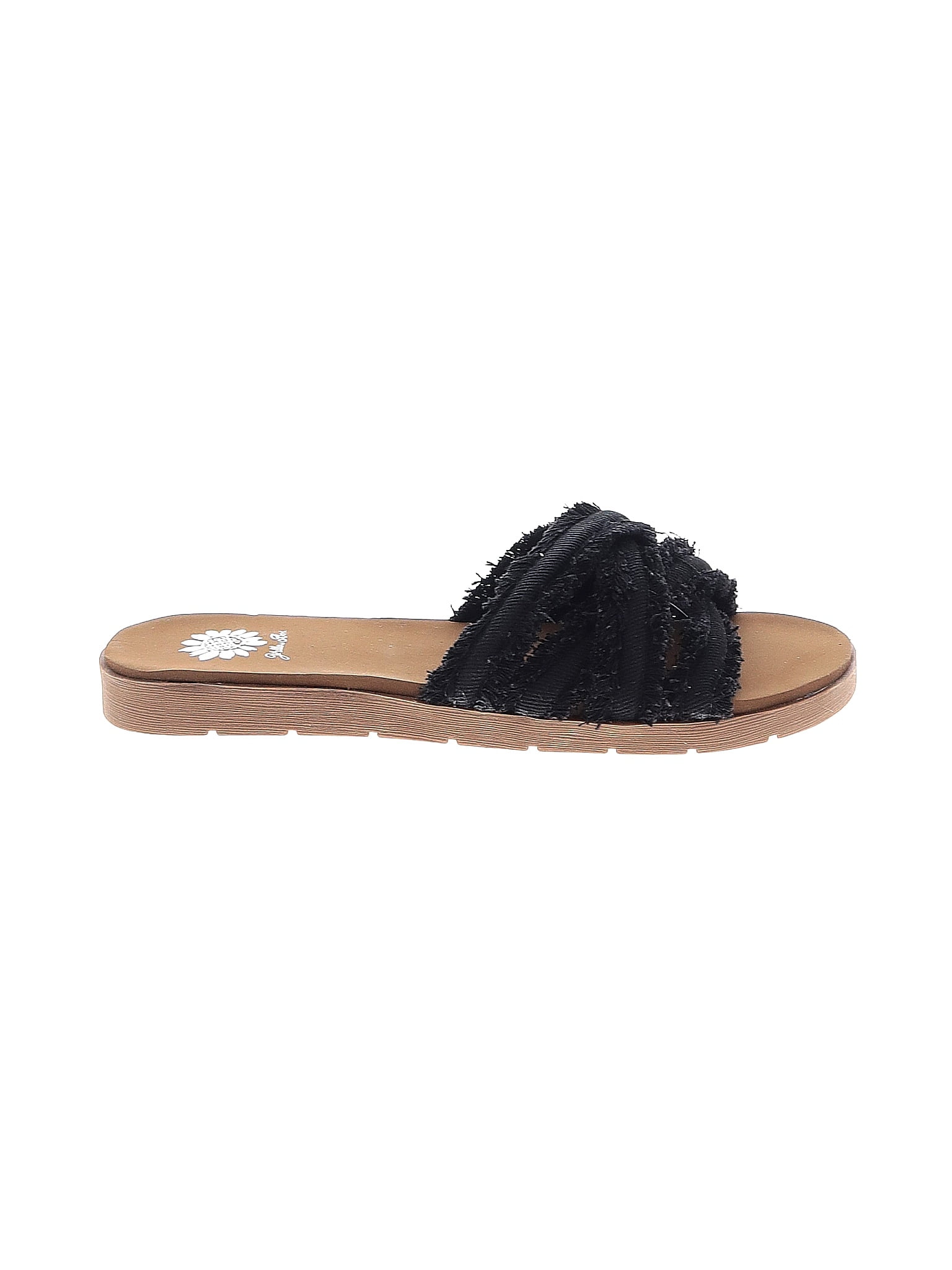 Yellow Box Black Sandals Size 9 44 off thredUP