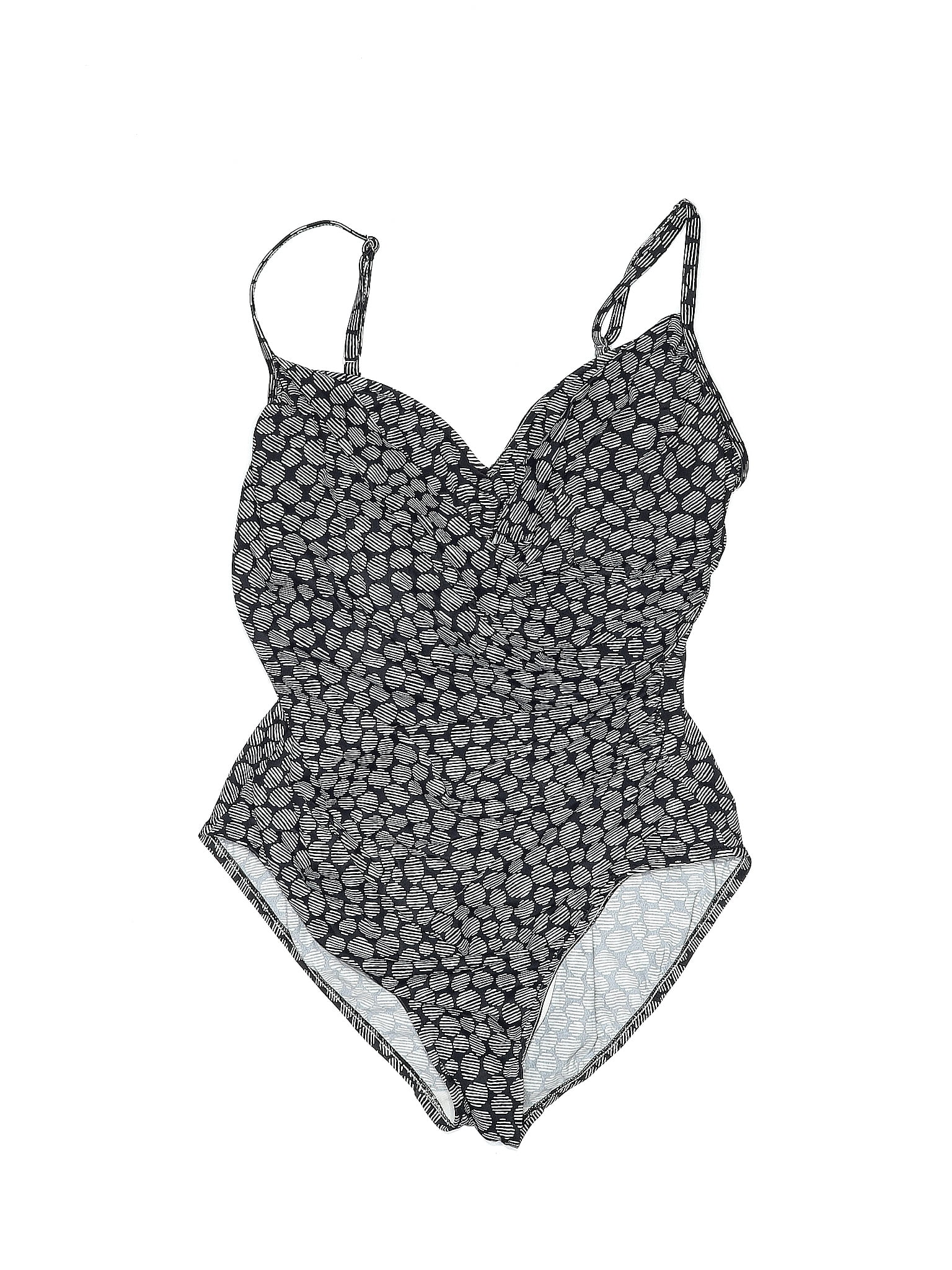 Aqua Green Black One Piece Swimsuit Size XL 50 off thredUP