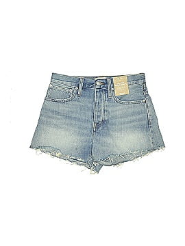 Madewell Relaxed Denim Shorts in Rosemount Wash: Destroyed Hem Edition (view 1)
