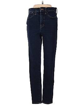 Madewell Tall 10" High-Rise Roadtripper Supersoft Jeggings in Rinse Wash (view 1)