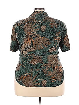Linda Allard Ellen Tracy Short Sleeve Silk Top (view 2)