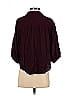 Free People 100% Rayon Burgundy Long Sleeve Blouse Size XS - photo 2