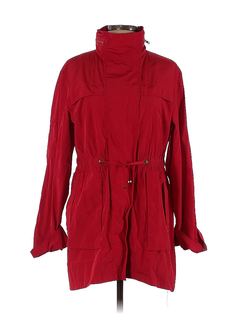 Gallery 100% Polyester Red Jacket Size L - 80% off | thredUP