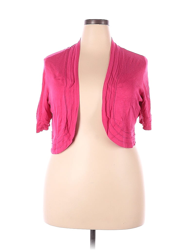 Lane Bryant Pink Shrug Size 2X (Plus) - 72% off | thredUP