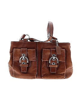 Coach Factory Leather Satchel (view 1)
