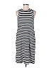 Old Navy 100% Cotton Stripes Blue Casual Dress Size M (Tall) - photo 1