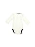 Just One You 100% Cotton Ivory White Long Sleeve Onesie Size 3 mo - photo 2