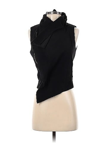 BCBGMAXAZRIA Solid Black Vest Size XXS 80 off ThredUp