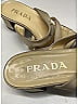 Prada Solid Metallic Ivory Sandals Size 38 (EU) - photo 10