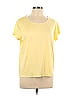 Muk Luks Yellow Short Sleeve T-Shirt Size L - photo 1