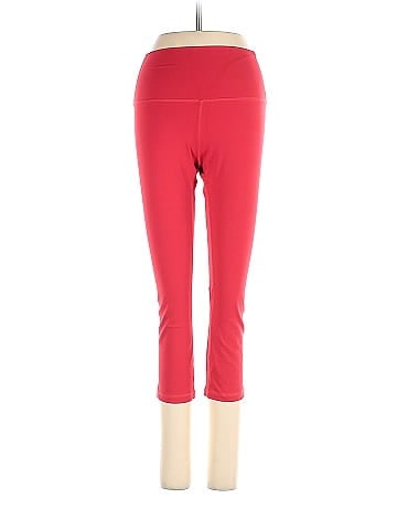Zyia Active Solid Red Pink Leggings Size 2 - 60% off