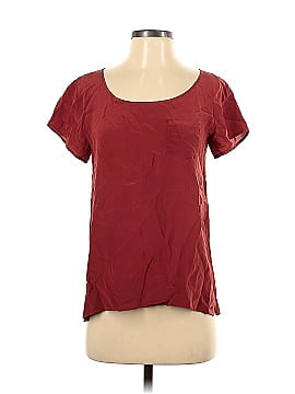 Club Monaco Short Sleeve Silk Top (view 1)