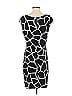 MICHAEL Michael Kors Graphic Animal Print Zebra Print Black Casual Dress Size S - photo 2