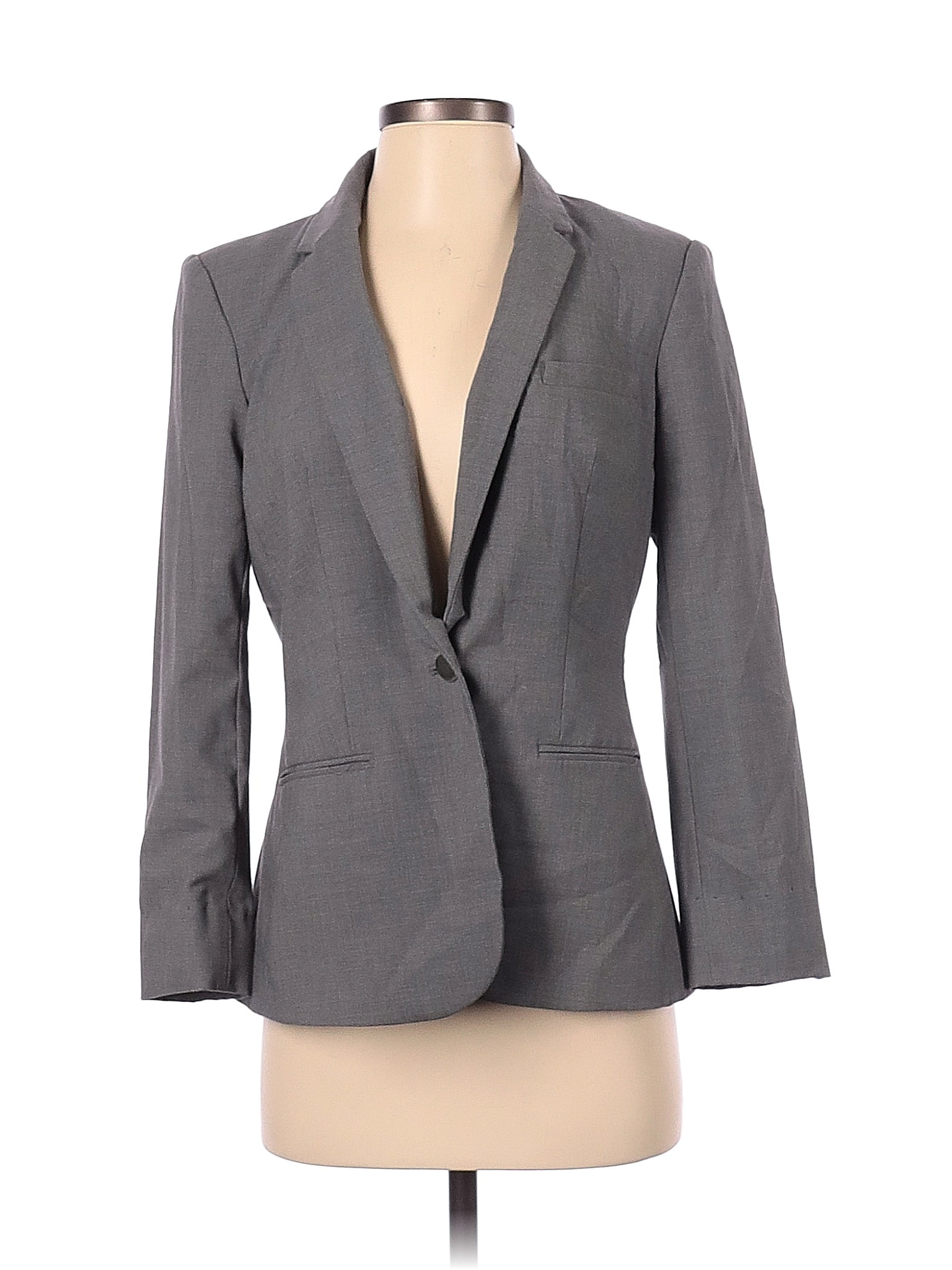 Calvin Klein Grey Fancy Twist Clasp Blazer main image 1