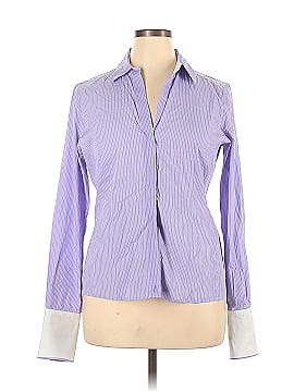 Thomas Pink Women Pink Long Sleeve Button-Down Shirt 12