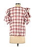 The Great. Plaid Pink Short Sleeve Blouse Size Sm (1) - photo 2