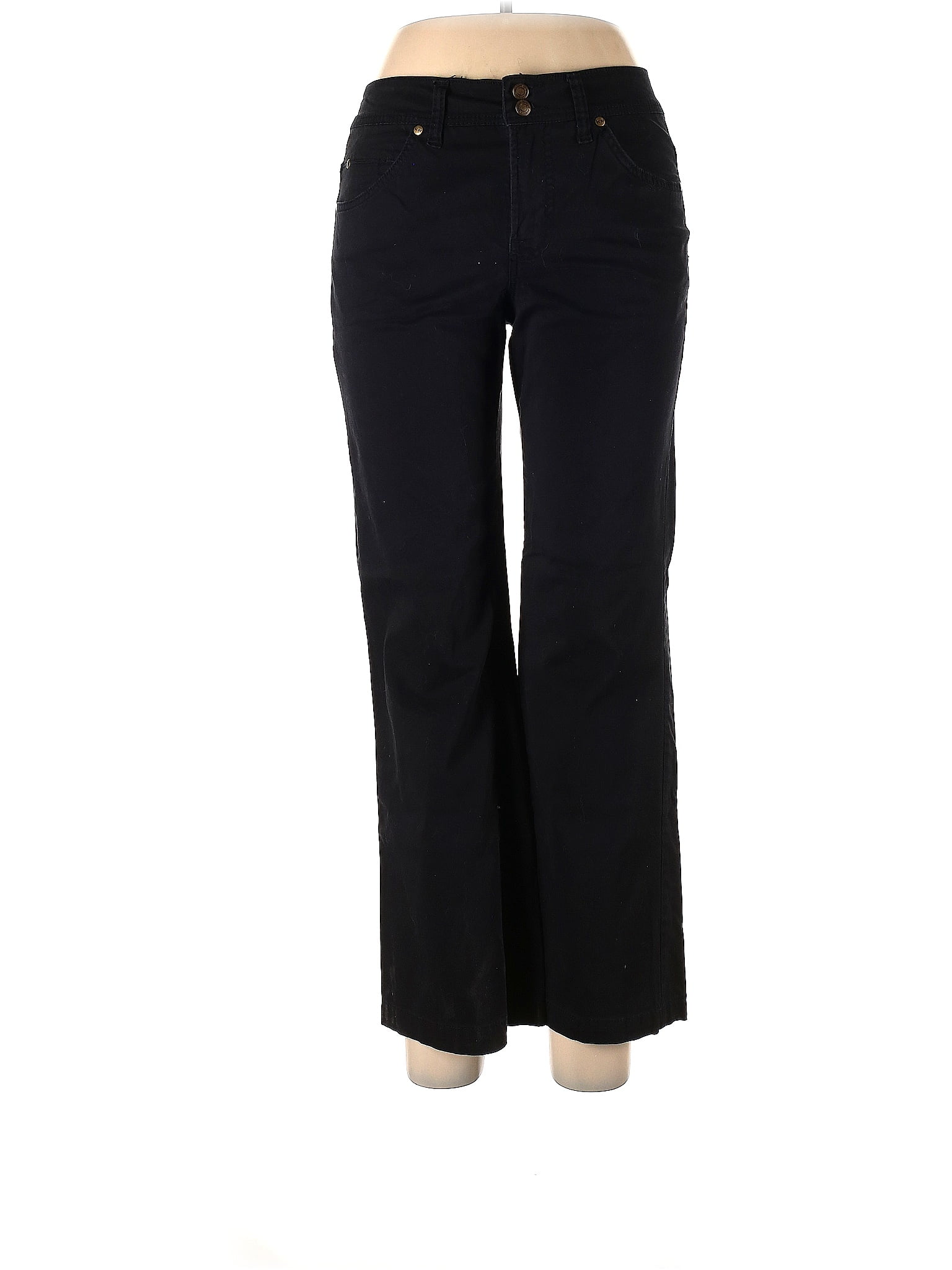 Kim Rogers Solid Black Jeans Size 10 (Petite) 32 off thredUP