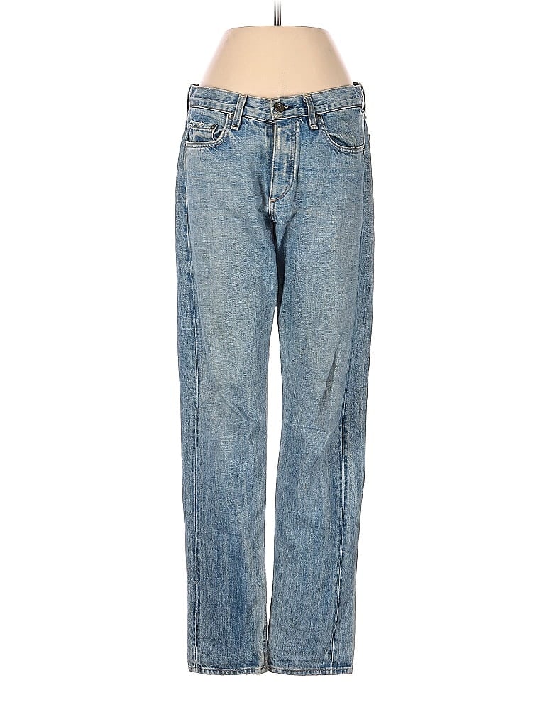 Rag & Bone/JEAN 100% Cotton Solid Blue Jeans 26 Waist - 81% off | thredUP