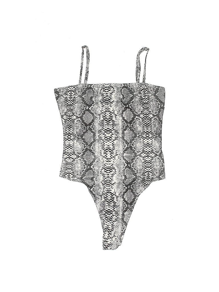 Pre-owned Unbranded Bodysuit In Silver
