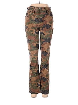 Madewell The High-Rise Slim Boyjean in Cottontail Camo (view 1)