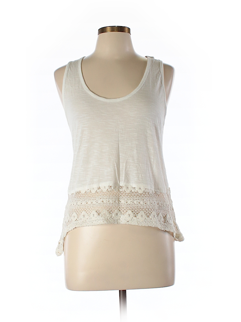 Ocean Drive Clothing Co. Crochet Beige Sleeveless Top Size L - 96% off ...