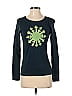 Sundance 100% Organic Cotton Green Teal Long Sleeve T-Shirt Size XS - photo 1