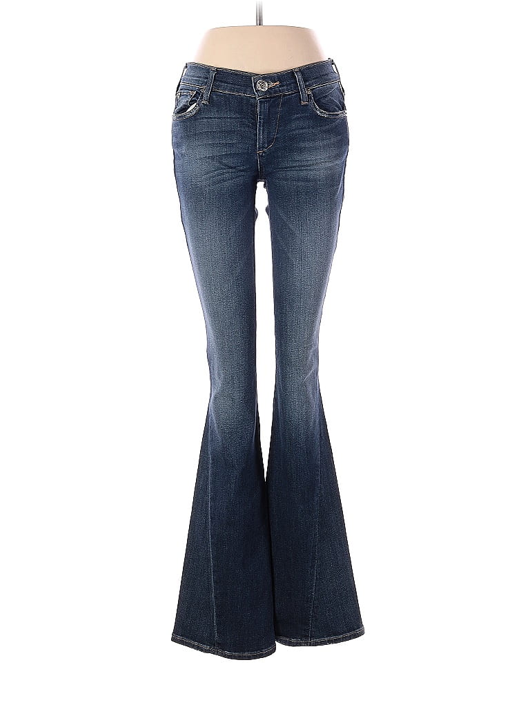 True Religion Solid Blue Jeans 26 Waist - 75% off | thredUP