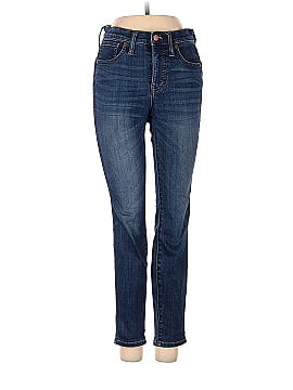 Madewell Petite 10" High-Rise Skinny Jeans in Danny Wash: TENCEL&trade; Denim Edition (view 1)