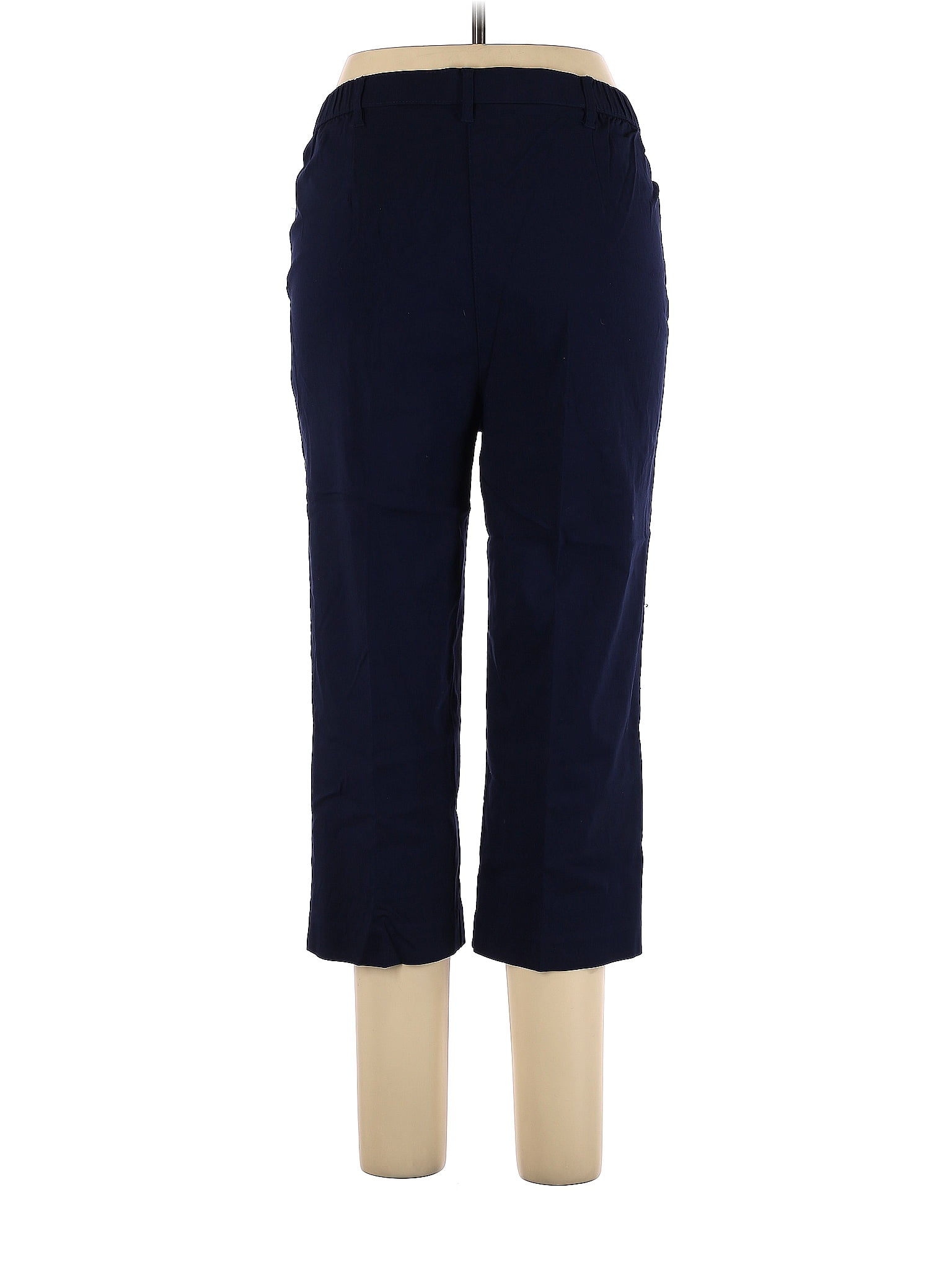 TanJay Brand Petites Dress Pants Stretch Navy Blue Women Size 6P