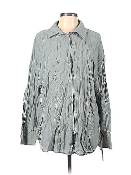 Zara Long Sleeve Button-Down Shirt (view 1)