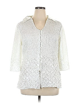 Essentials by Milano 3/4 Sleeve Blouse (view 1)
