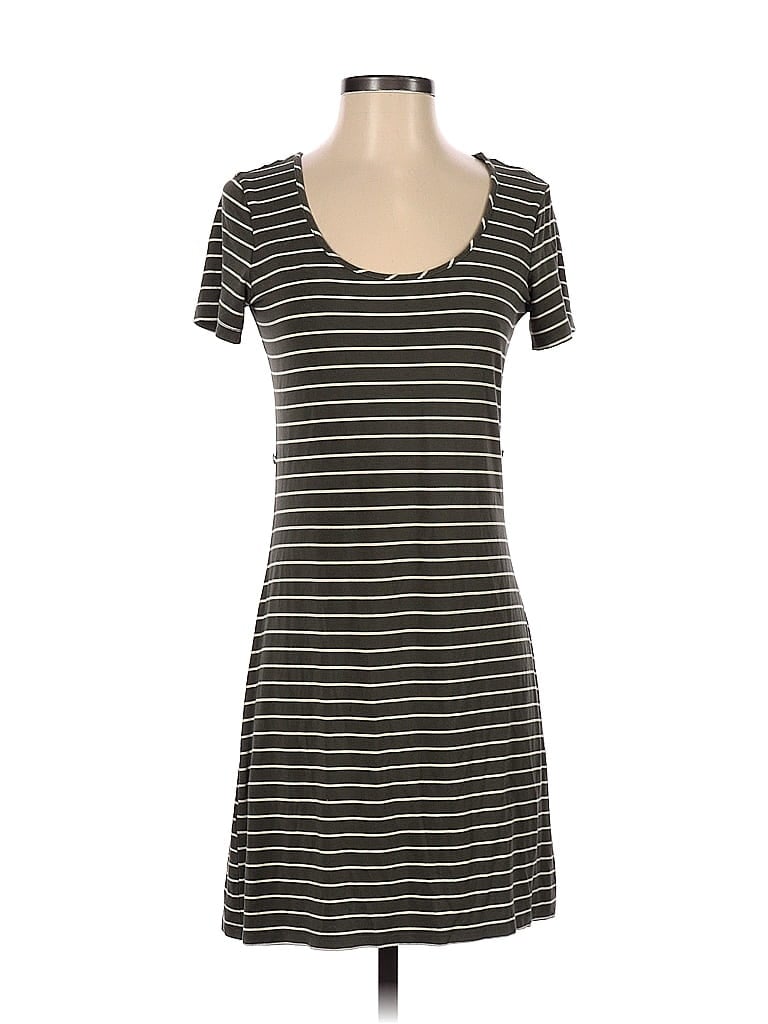 Pre-owned Calvin Klein Casual Dress In Gray