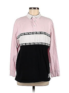 Victoria's Secret Pink Long Sleeve Polo (view 1)