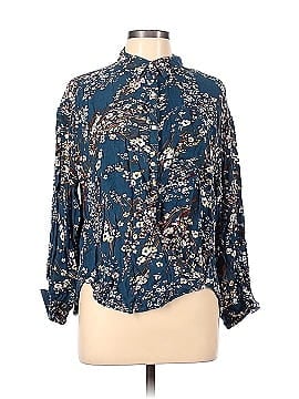 Nine West Long Sleeve Button-Down Shirt (view 1)