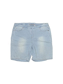 Women With Control Denim Shorts (view 1)