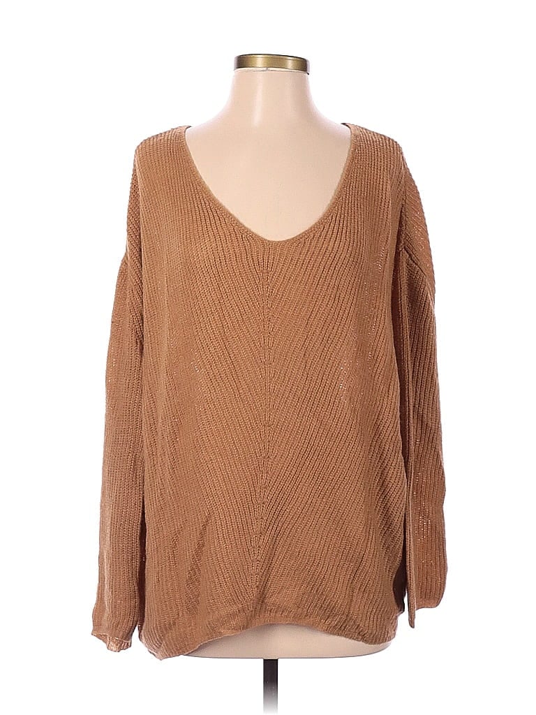 Urban Outfitters 100% Acrylic Brown Pullover Sweater Size S - photo 1