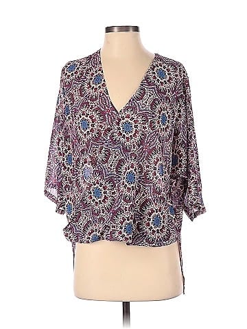 WAYF Short Sleeve Blouse (view 1)
