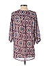 WAYF 100% Polyester Purple Red Short Sleeve Blouse Size XS - photo 2