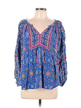 Tolani 3/4 Sleeve Silk Top (view 1)