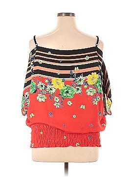 White Birch Short Sleeve Blouse (view 2)