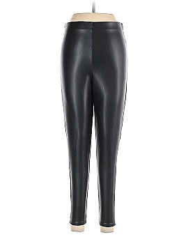 Miss Selfridge Faux Leather Pants (view 1)