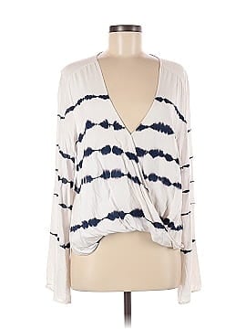 Blue Life made in Sunny Califorina Long Sleeve Blouse (view 1)