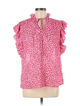 Collection By Cezele Short Sleeve Blouse (view 1)