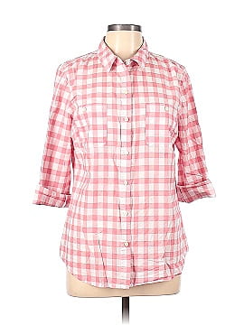 Old Navy 3/4 Sleeve Button-Down Shirt (view 1)