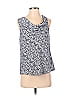 Veronica M. 100% Polyester Blue Sleeveless Blouse Size XS - photo 1