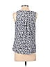 Veronica M. 100% Polyester Blue Sleeveless Blouse Size XS - photo 2
